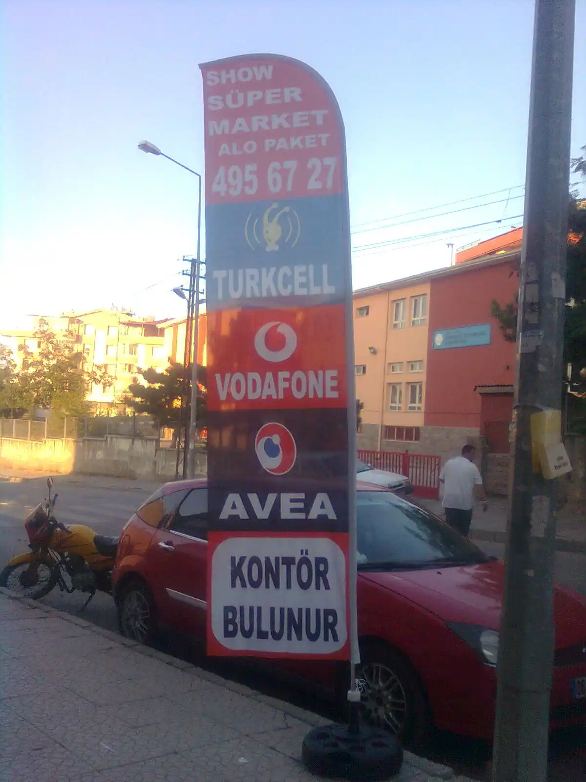 Cep Telefoncu Yelken Bayrağı-21