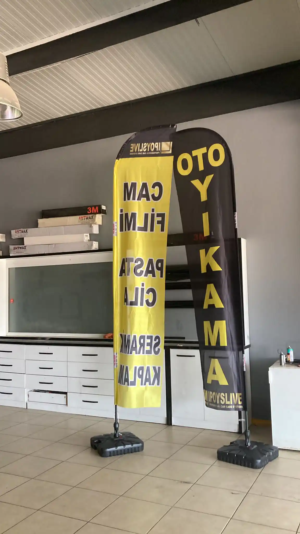 Oto Yıkama Yelken Bayrağı-13